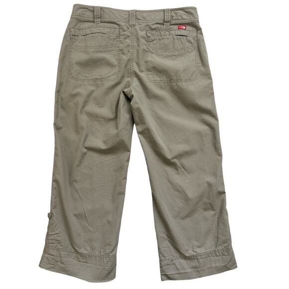 The North Face Hiking Pants Women 10 Tan Convertible Crop Ankle Outdoors Ripstop - Picture 2 of 13